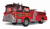1:32 Сборная модель Пожарная машина Max Mack Fire Pumper - 11225