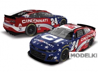1:64 Chevrolet #24 William Byron *Cincinnati*, white/blue/red 2025 - C242565CINWB