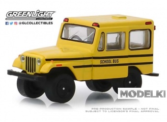 1:64 JEEP DJ-5 School Bus *Hobby Exclusive*, yellow 1974 - 30065