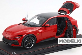1:18 FERRARI Purosangue (2022), red - HE180052ADIE-VET