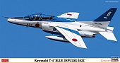 1:48 Сборная модель Учебный японский реактивный самолет Kawasaki T-4 'BLUE IMPULSE 2022' (Limited Edition) - 07513
