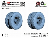 1:35 Колеса прицепа ГКБ-8350 с шиной Ви-244-1 - 35351