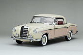 1:18 MERCEDES-BENZ 220SE Coupé W180 (1958), бежевый с розовым - 3591