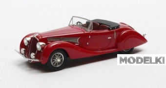 1:43 DELAHAYE 135MS Grand Sports Roadster Figoni Falaschi (открытый) 1939 Red - MX40408-031