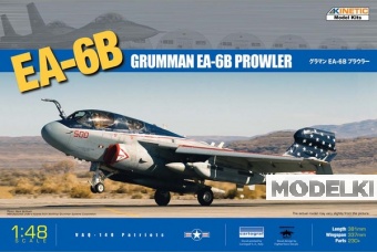 1:48 Сборная модель Американский палубный самолет-разведчик Grumman EA-6B Prowler - K48022