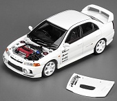 1:64 MITSUBISHI Lancer GSR Evolution IV Turbo (1999), white - M64025