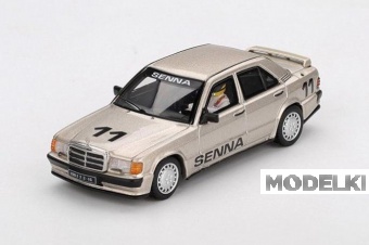 1:64 MERCEDES-BENZ 190E 2.3-16 #11 Ayrton Senna with Figure Race of Champions (1984) - MGT01076BL