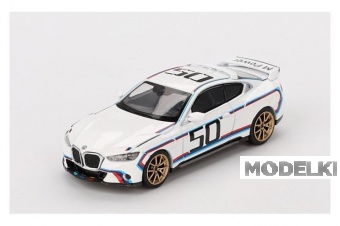1:64 BMW M4 (G28) 3.0 CSL №50 (2025), white - MGT00863