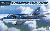 1:48 Сборная модель Французский палубный разведывательный самолет Dassault-Breguet Super Etendard IVP / истребитель Super Etendard IVM - KH80137