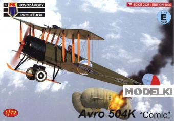1:72 Сборная модель Avro 504K 'Comic' - KPM0494