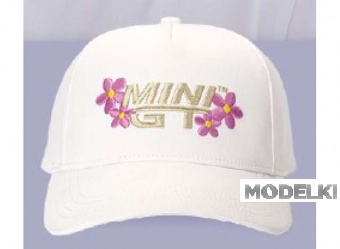 Бейсболка MINI GT «Pink Floral», white - MGTOM038