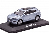 1:43 Changan UNI-K (2024), голубой - SCNA0387
