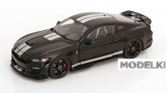 1:18 FORD Mustang Shelby GT500 (2022), Black / Silver - U18RDC002
