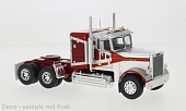 1:43 FREIGHTLINER FLC 120 64 T седельный тягач со спальником (1977), Silver/Red - TR200