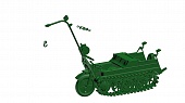 1:43 Сборная модель Sd.Kfz. 2 Kettenkrad HK 101 полугусеничный мотоцикл-вездеход с транспортной стрелой - АМ430162