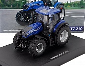 1:32 NEW HOLLAND T7.210 Tractor Dynamic Blue (2024), Blue Black - UH6810