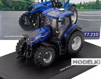 1:32 NEW HOLLAND T7.210 Tractor Dynamic Blue (2024), Blue Black - UH6810