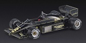 1:12 LOTUS F1 97T RENAULT Turbo Team Lotus JPS №12 Pole position fastest lap and Winner Portugal GP (with pilot figure) Ayrton Senna (1985), black / gold - GP12-47AWD