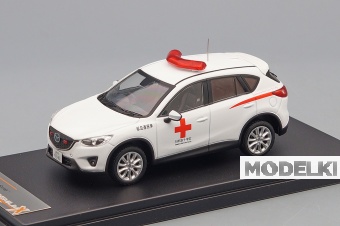1:43 (Б/У) MAZDA CX-5 'Red Cross Ambulance' (2014), white - PRD487-X1