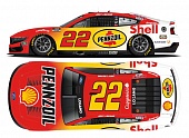 1:64 Ford Mustang #22 Joey Logano *Shell-Pennzoil Special*, white/red/yellow 2025 - C222565SHSJL