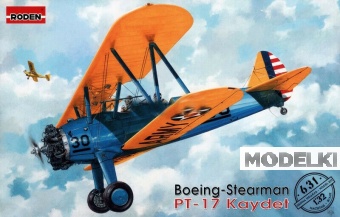 1:32 Сборная модель Самолет Boeing-Stearman PT-17 Kaydet - 631