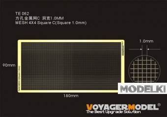 1:35 Фототравление MESH 4X4 Square C - TE062