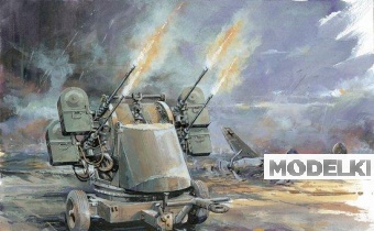 1:35 Сборная модель QUAD GUN TRAILER M55 (SMART KIT) - 6421