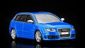 1:64 AUDI A4 RS4 (B7) Avant SW SStation Wagon (2005), blue - M68303