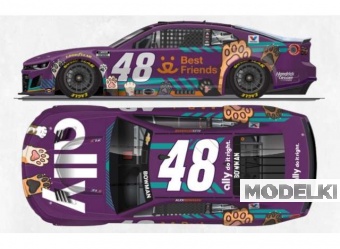 1:64 Chevrolet #48 Alex Bowman *Ally Best Friends*, purple 2026 - C482661ABFAL