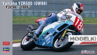 1:12 Сборная модель мотоцикл YAMAHA YZR500 (0W98) 'TECH21 1988' (Limited Edition) - 21762