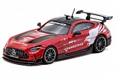 1:64 MERCEDES-BENZ AMG GT Black Series Safety car (2026), red/white - T64G-042-SCA