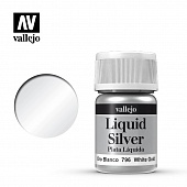 Краска металлическая лаковая Золото белое/White gold - 70796