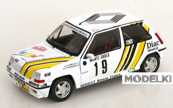 1:18 RENAULT R5 GT Turbo MK2 No 19  Rally Monte Carlo  Alain Oreille/ Gilles Thimonier (1989) - S1810006