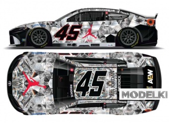 1:64 Toyota Camry XSE #45 Tyler Reddick *Jordan Brand Crystal* black/white/red 2025 - C452565JODTK