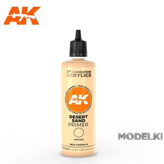'Песок пустыни' грунтовка, 100 мл / DESERT SAND SURFACE PRIMER 100ML - AK11248