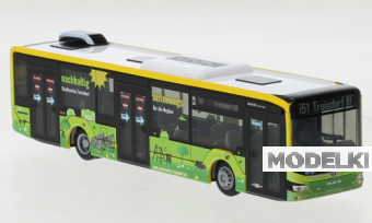 1:87 MAN Lion s City 12 RSVG - Nachhaltig unterwegs (2018), green/yellow - 75366