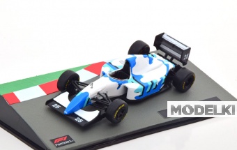1:43 LIGIER F1 Js39 N 25 Season (1993) Martin Brundle, White Blue - F1175IT