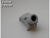 1:35 Бронемаска ствола без пылезащитного чехла для Т-55. - D35030