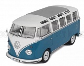 1:12 VOLKSWAGEN T1 Samba Minibus (1962), regatta blue - G102