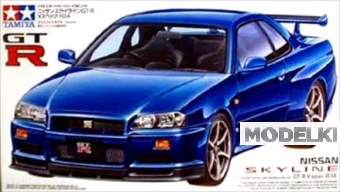 1:24 Сборная модель Nissan Skyline GT-R V-spec R34 - 24210