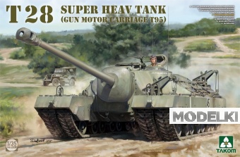 1:35 Сборная модель T28 Super Heavy tank (Gun motor carriage T95) - 2209