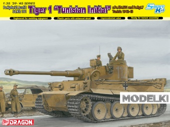 1:35 Сборная модель Tiger I Initial Production 'Tunisian Initial Tiger' 1.kompanie s.Pz.Abt.501 DAK Tunisia 1942/43 - 6608