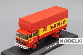 1:43 UNIC FIAT 619 'Cirque Rancy' 1979, red / yellow - TRU023