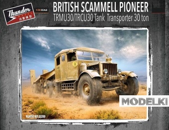 1:35 Сборная модель Британский седельный тягач Scammell Pioneer с 30-тонным трейлером - TM35200
