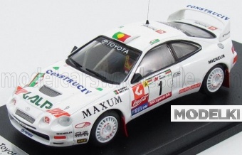 1:43 TOYOTA Celica St205 №1 Winner Rally Of Portugal (1996) R.Madeira - N.r.Silva, White - RRAL030