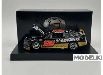 1:24 FORD Mustang #12 Ryan Blaney *Advance* black/white/red 2025 - C122522ADVRB