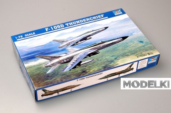 1:72 Сборная модель Американский истребитель-бомбардировщик F-105D 'Thunderchief' - 01617