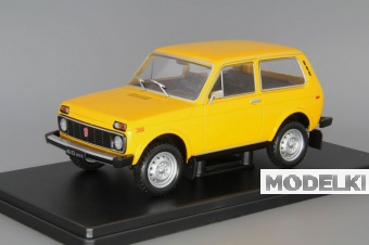 1:24 Волжский автомобиль 2121, Легендарные советские автомобили 5, желтый - LSA005