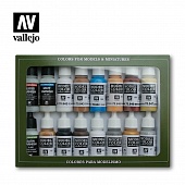 Краска акриловая `Model Color ' Набор Model Color №2 Folkstone Special (16цв.) - 70102
