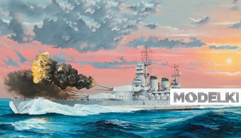 1:350 Сборная модель Корабль Italian Navy Battleship RN Littorio 1941 - 05319